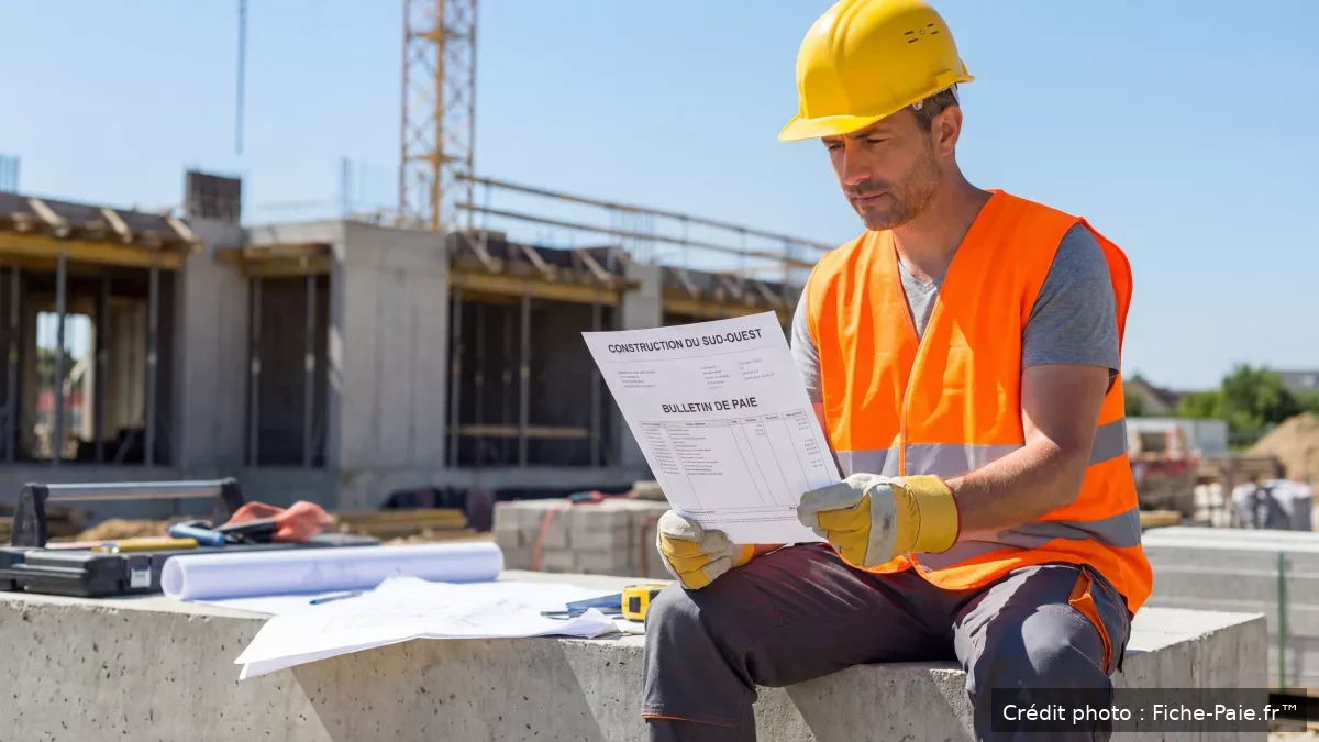 Paie secteur bâtiment 2026 : abattement, indemnités et CIBTP
