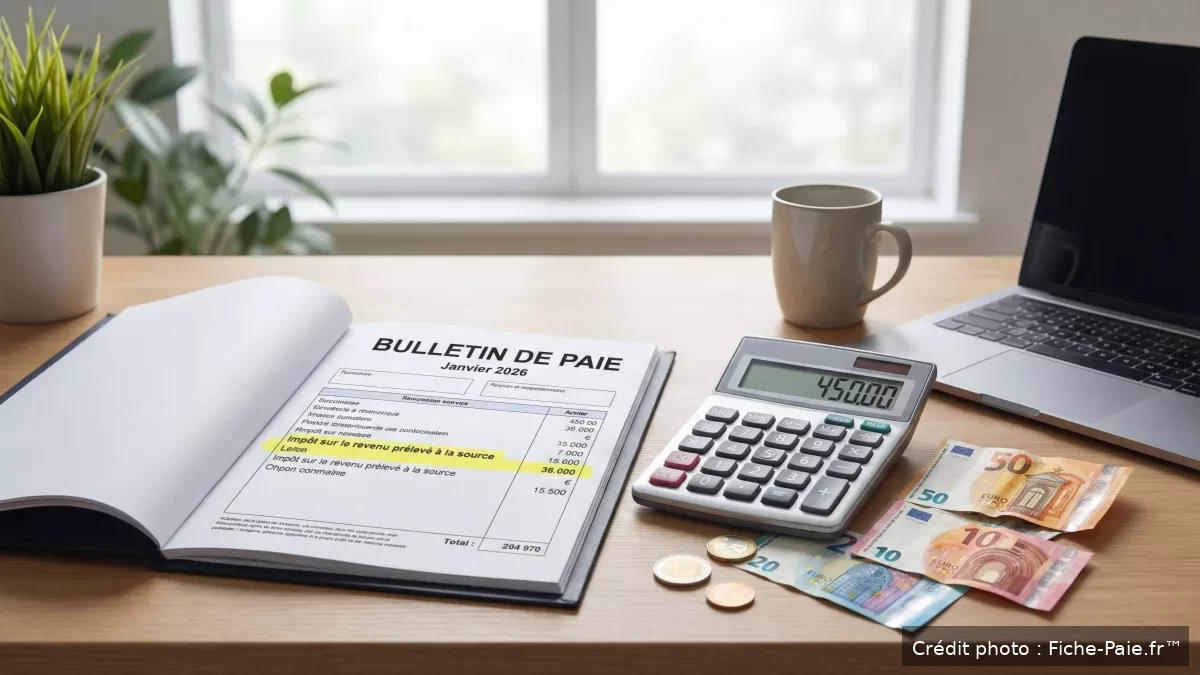 Impôt à la source 2026 : grilles de taux et impact sur votre net